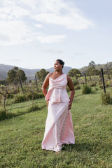 Alysa Skirt Set - Blush