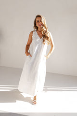 Gabriella Maxi Dress - White