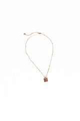 Rosie Necklace - Gold/Pink