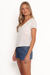 Sumie Top - White
