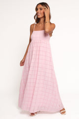 Alyah Maxi Dress - Pale Pink