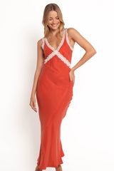 Andie Midi Dress - Blood Orange