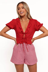 Andra Top - Red