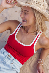 Angelo Tank - Cherry Red