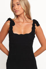 Anicia Midi Dress - Black