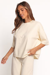 Ash Knitted T-Shirt - White