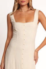 Brisa Maxi Dress - Cream