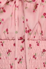 Bronte Midi Dress - Pink Floral