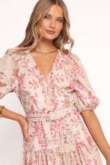 Columba Mini Dress - Soft Camellia