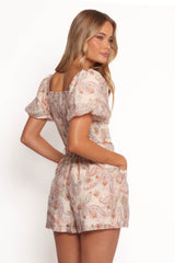 Davina Top - Cream Multi