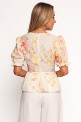 Duchess Top - Pink Floral