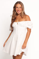 Eliska Mini Dress - White