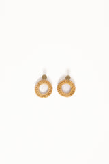 Esther Earrings - Tan