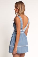 Estrella Mini Dress - Denim