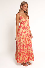 Forbes Maxi Dress - Red Floral
