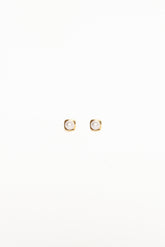 Helene Stud Earrings - Gold/Pearl