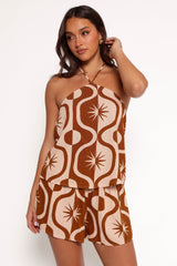 Henri Shorts - Tan Print