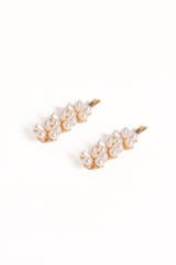 Isabella Hair Clip Set - Pearl