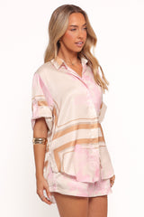 Lara Shirt - Pink Print