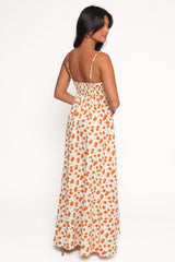 Leah Maxi Dress - Clementine Print