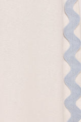 Jasinta Top - Cream Blue