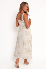 Liora Midi Dress - Antique White
