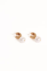 Luciana Earrings - Gold/Pearl