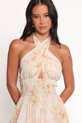 Lunaria Halterneck Jumpsuit - Floral