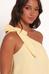 Miffy One Shoulder Romper - Yellow