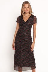 Neve Maxi Dress - Rose Print