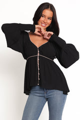Pannia Top - Black