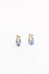 Riven Earrings - Blue