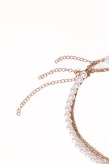 Riviera Necklace - Gold/Pearl