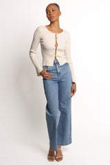 Rosienna Knit Top - Cream