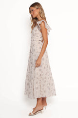 Talia Maxi Dress - Cream Multi Floral
