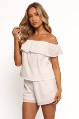 Tennie Short Set - White