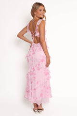 Virginia Maxi Dress - Lilac Floral