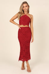 Maybelle Skirt - Wine