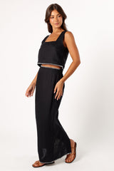Odette Midi Skirt - Black