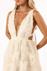 Atti Mini Dress - Cream