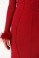 Ramoni Maxi Dress - Ruby