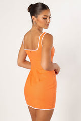 Samara Mini Dress - Orange