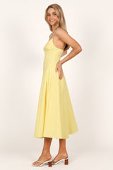 Sondera Midi Dress - Yellow