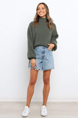 Freddie Knit Sweater - Green