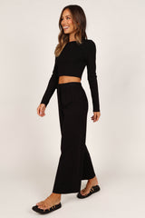 Ayers Long Sleeve Set - Black