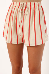 Myles Short Set - Red Stripe