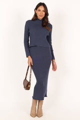 Payton Knitted Set - Navy