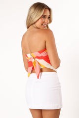 Silanzo Top - Pink Stripe