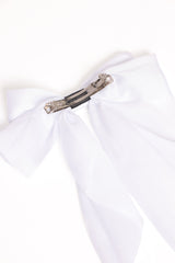 Grace Hair Bow - White