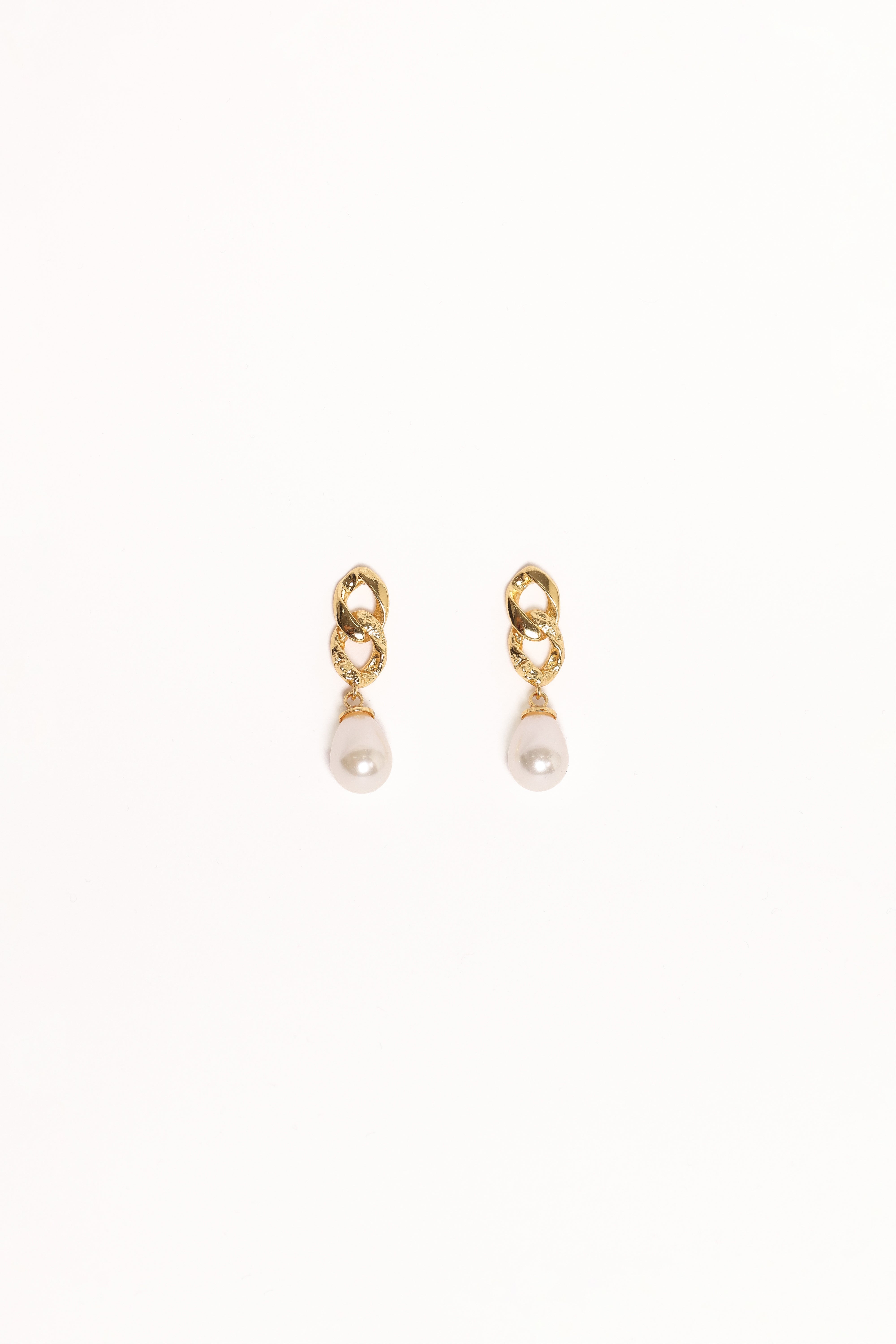 Tallulah Earrings - Gold/Pearl